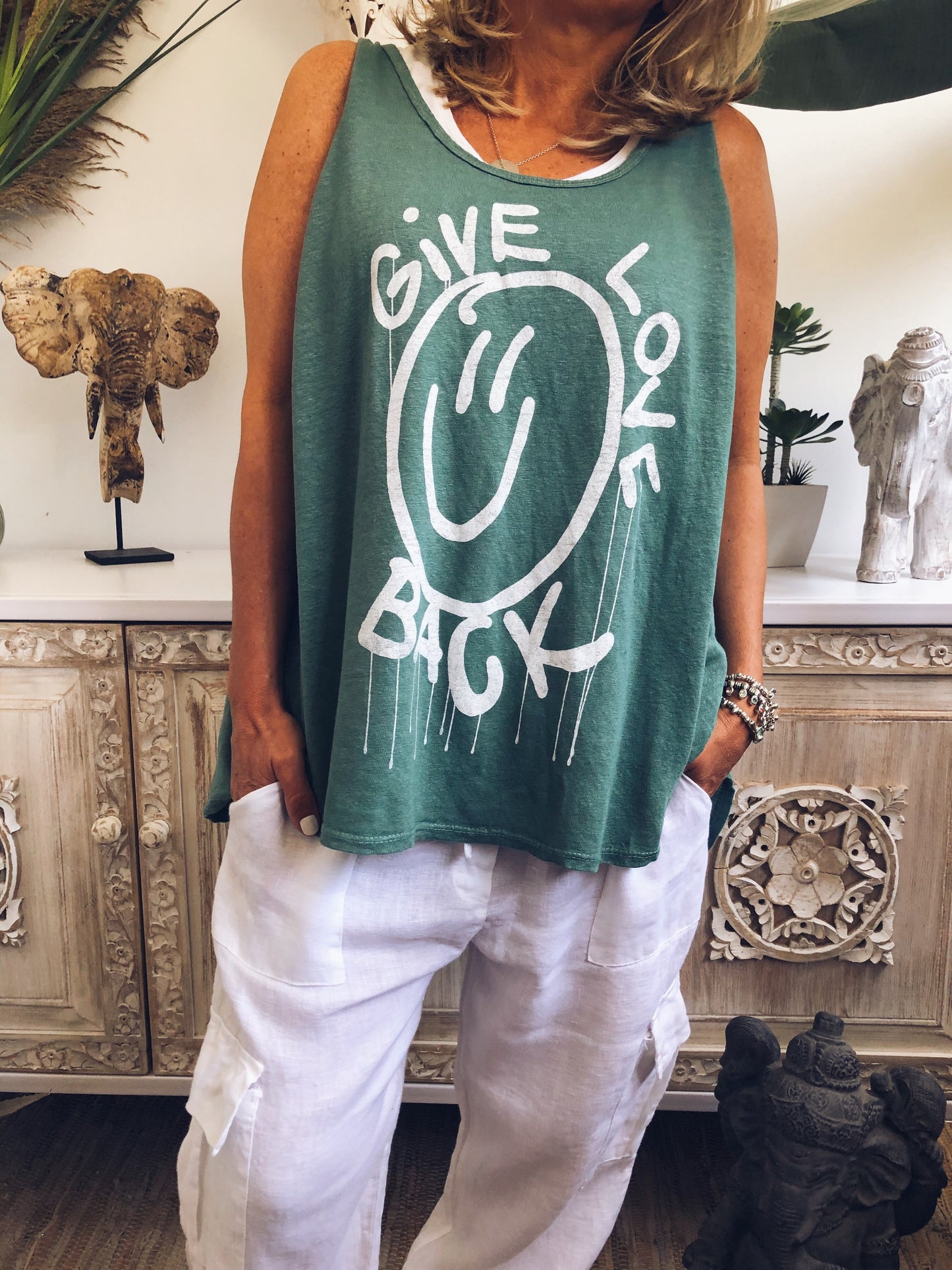 TOP LINO GIVE LOVE BACK VERDE